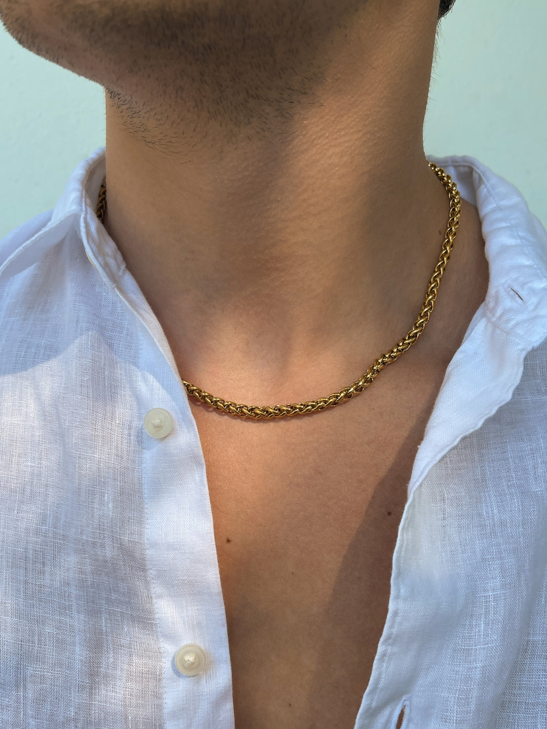 WEIZENKETTE 5MM | 18K Gold
