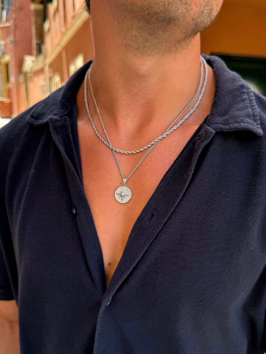 COMPASS CHAIN | Silver