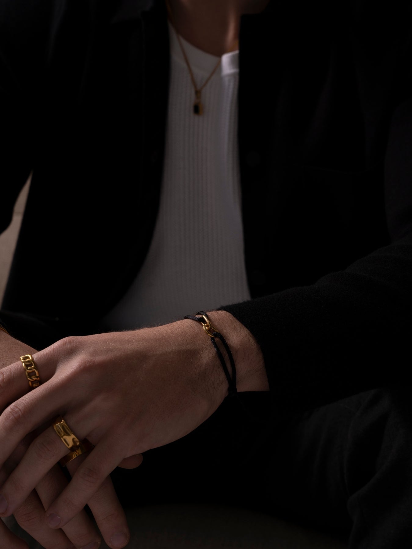 MIDNIGHT UNITY BRACELET | 18K Gold