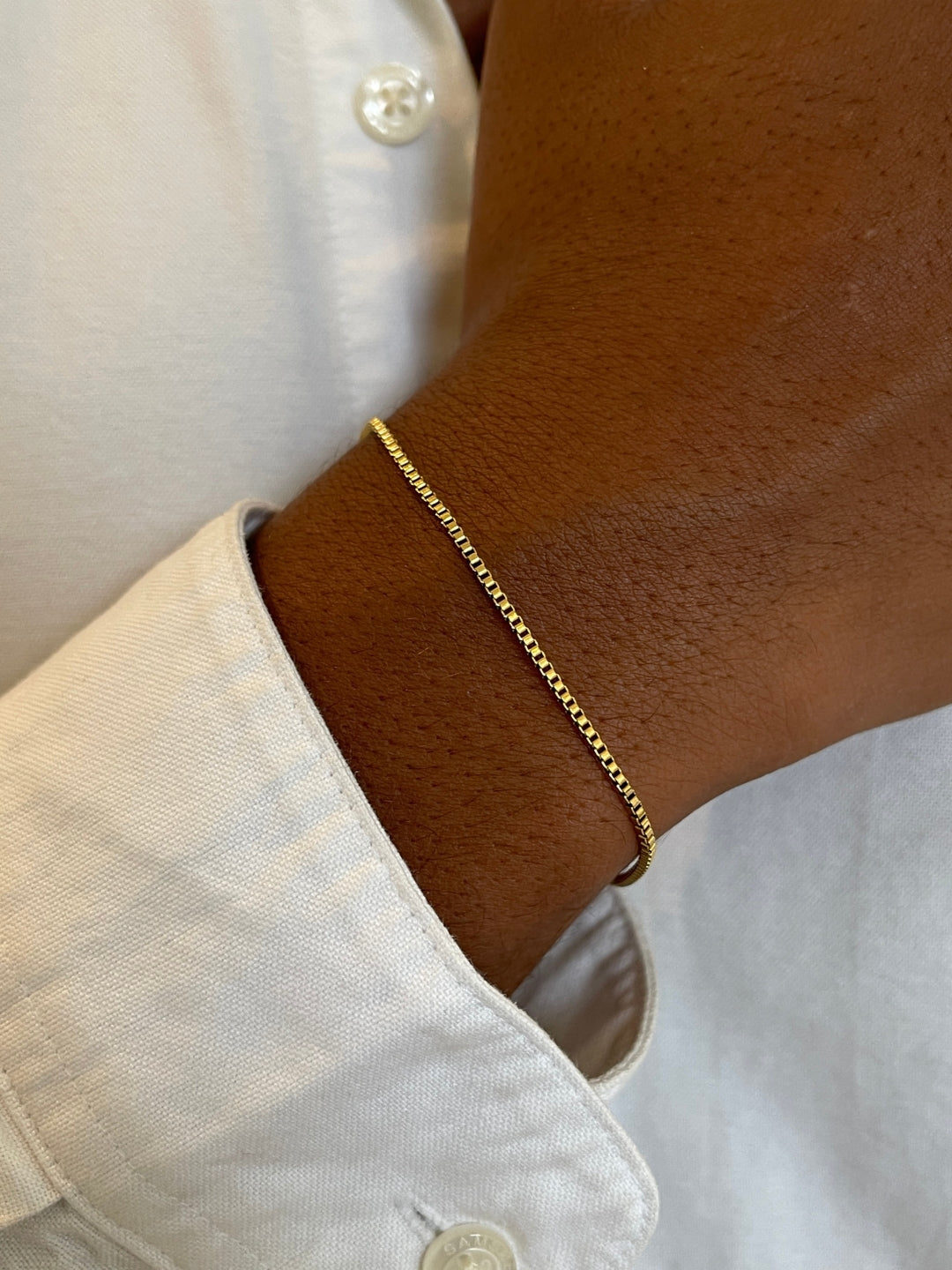 BOX BRACELET | 18K Gold