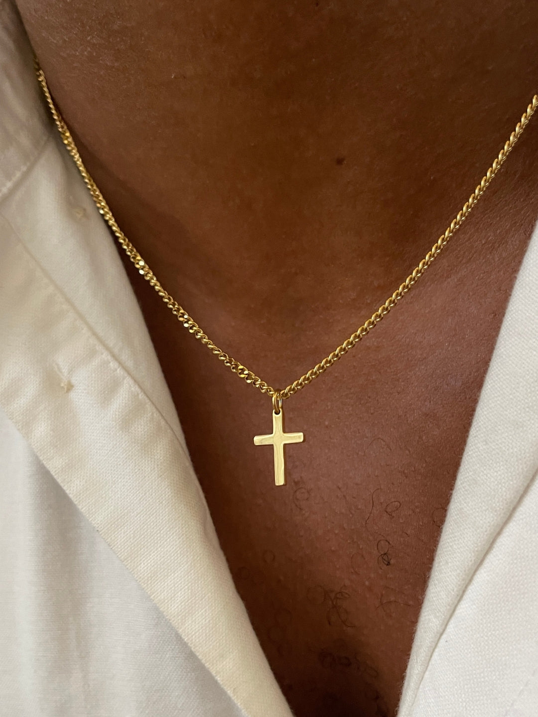 CROSS CHAIN | 18K Gold