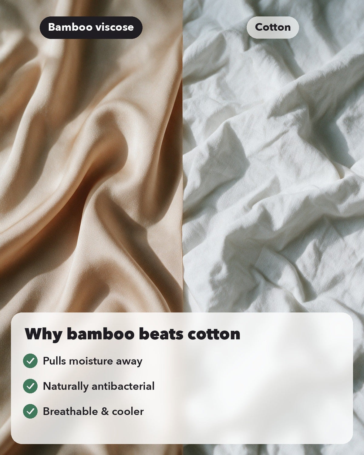 Elodie women's bamboo full brief: bamboo viscose compared with cotton
