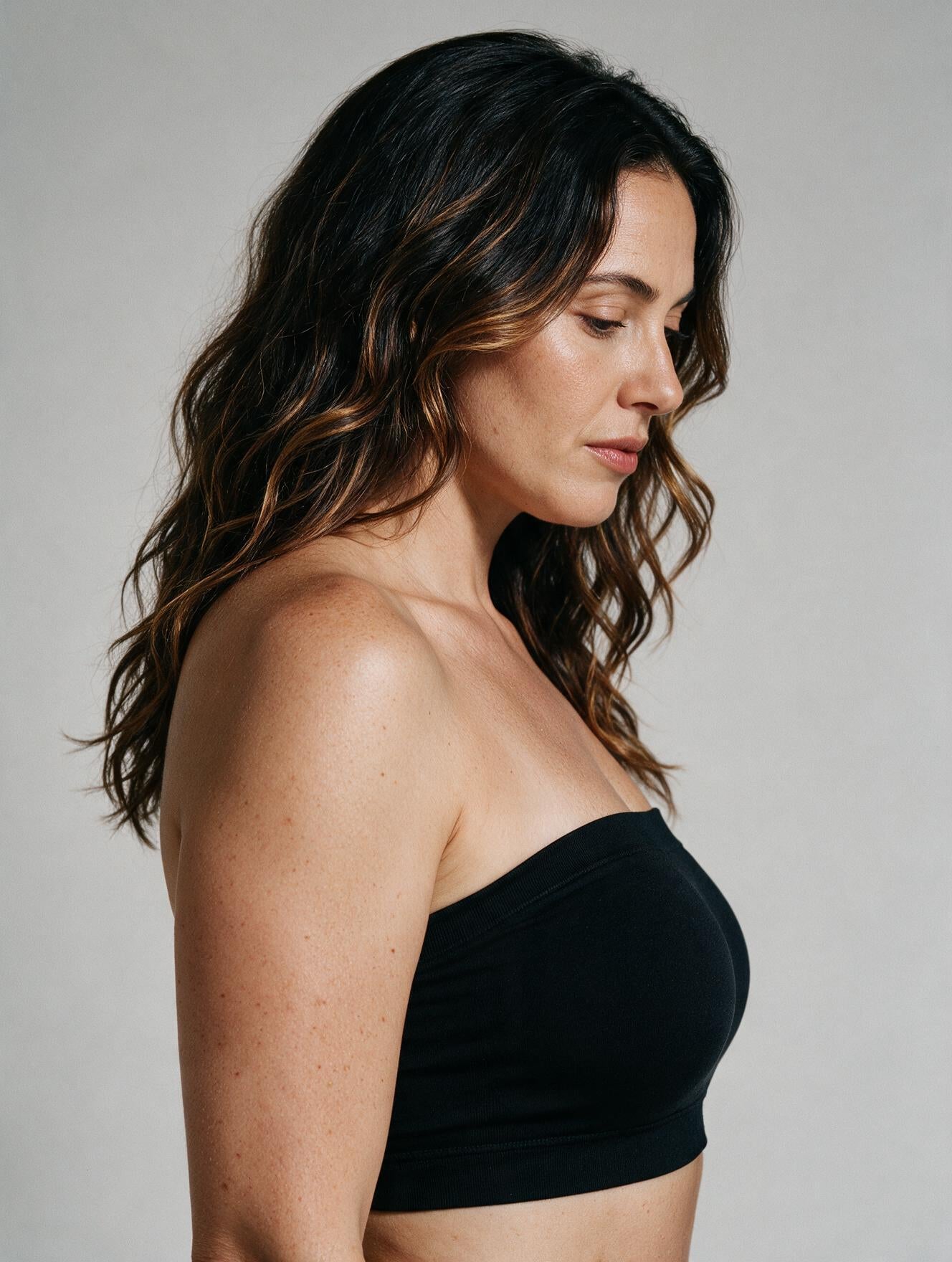Alice Invisible Strapless Push Up Bra - Black