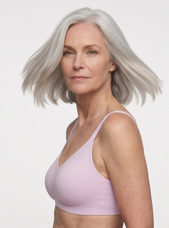 Rove Wide Strap Wireless Bra | Soft Pink
