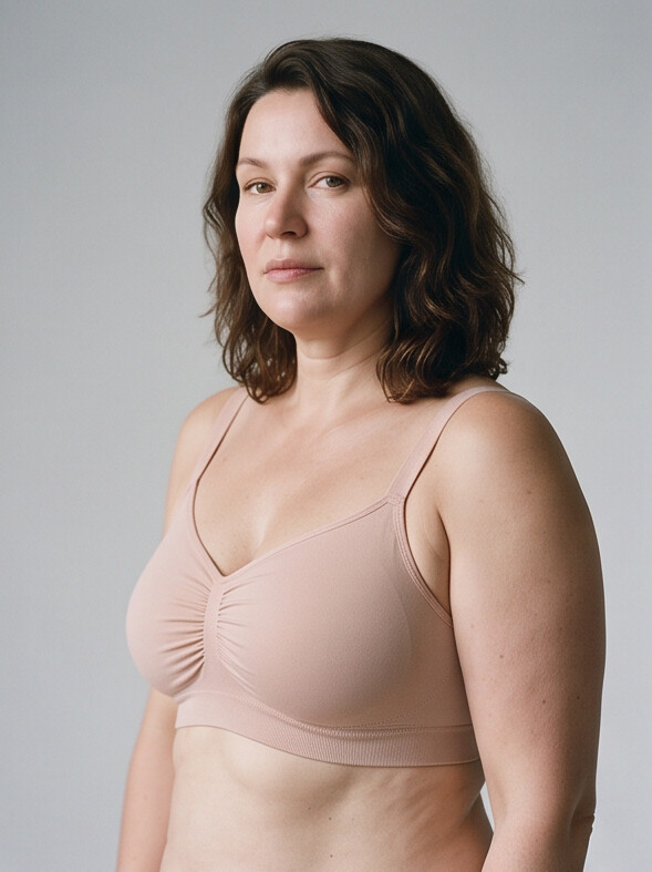 BBazic Kline Seamless Bra - Beige