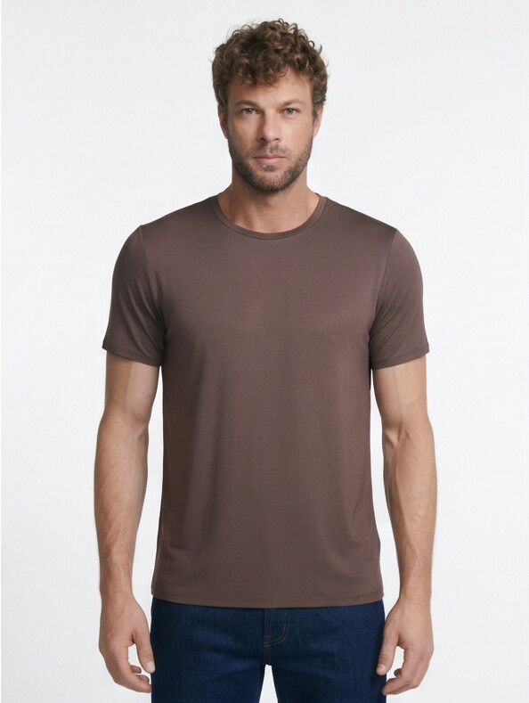 BBazic Tech T-Shirt - Brown