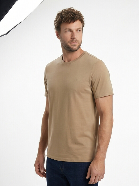 BBazic Tech T-Shirt - Beige