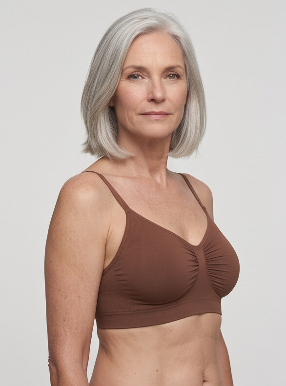 BBazic Kline Seamless Bra - Brown