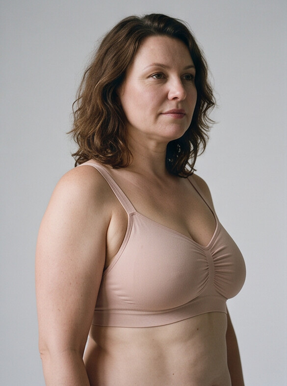 BBazic Kline Seamless Bra - Beige