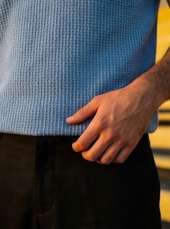 Texture Pro — Men's Structured Thermal Knit Polo