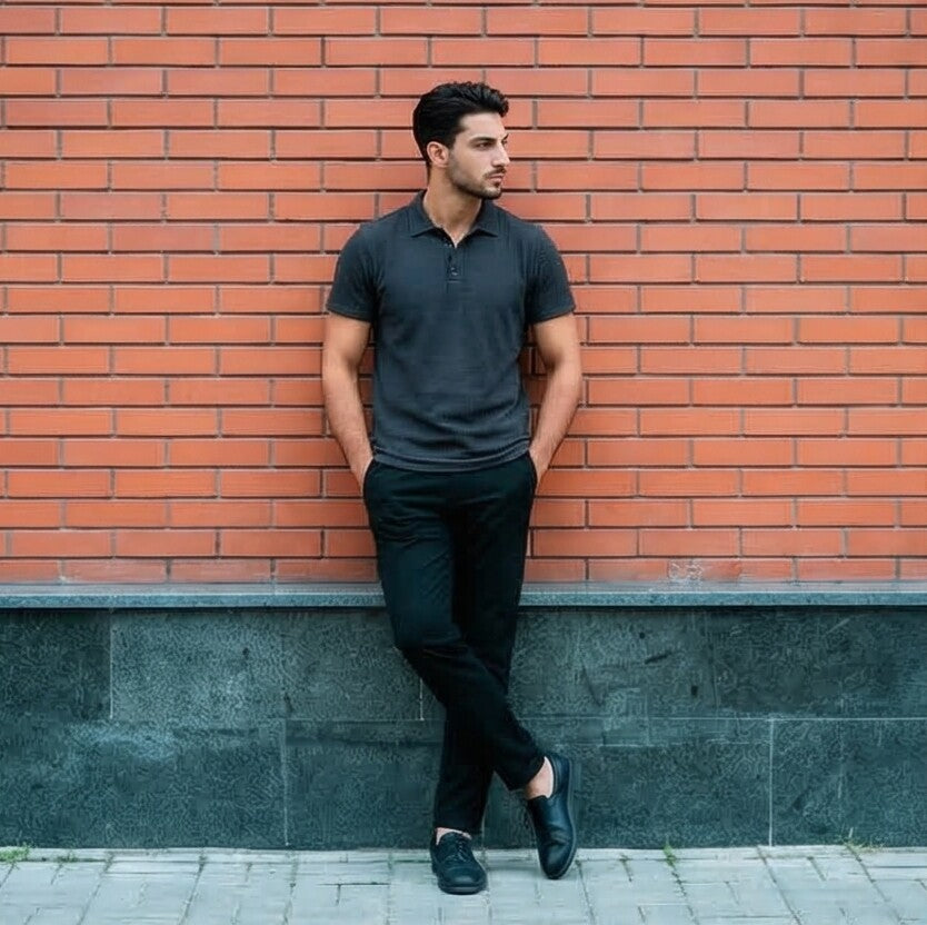 Texture Pro — Men's Structured Thermal Knit Polo