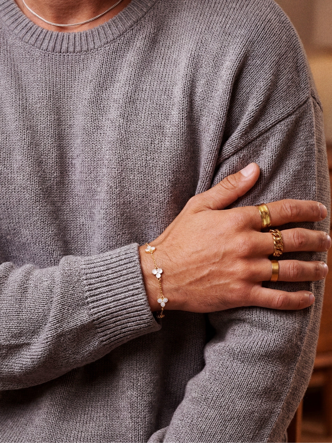 White Clover Bracelet