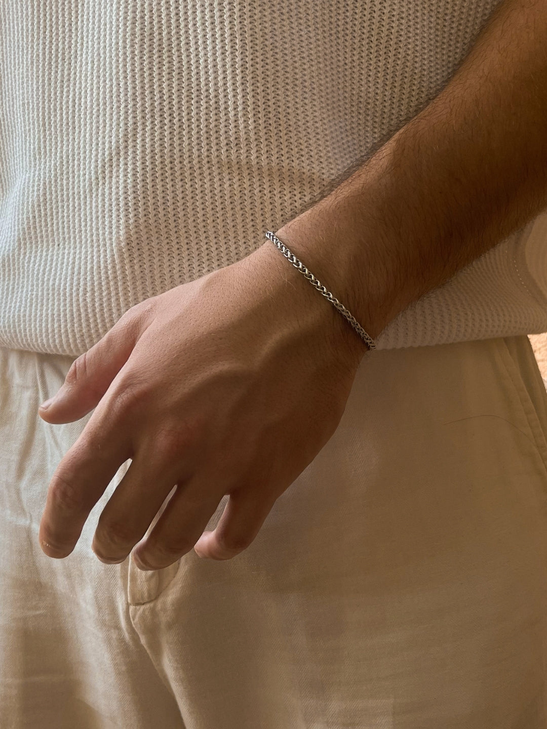 WHEAT BRACELET 3MM | Silver