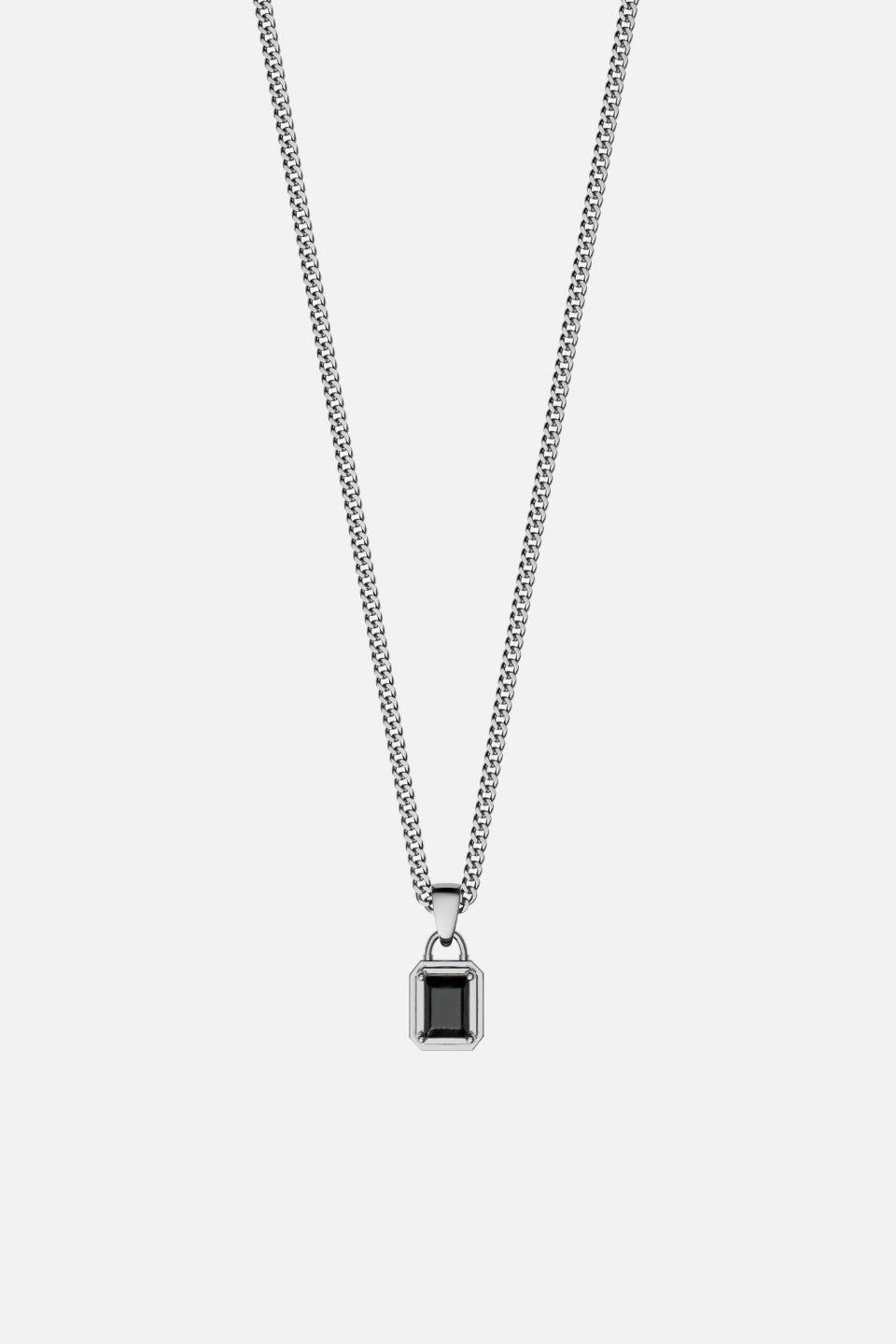 Black Gemstone Chain