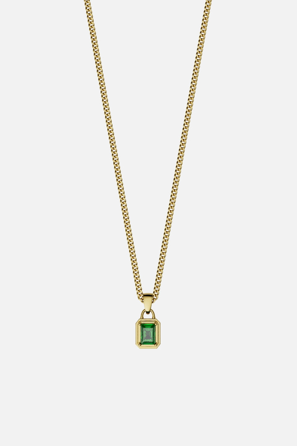 Green Gemstone Chain