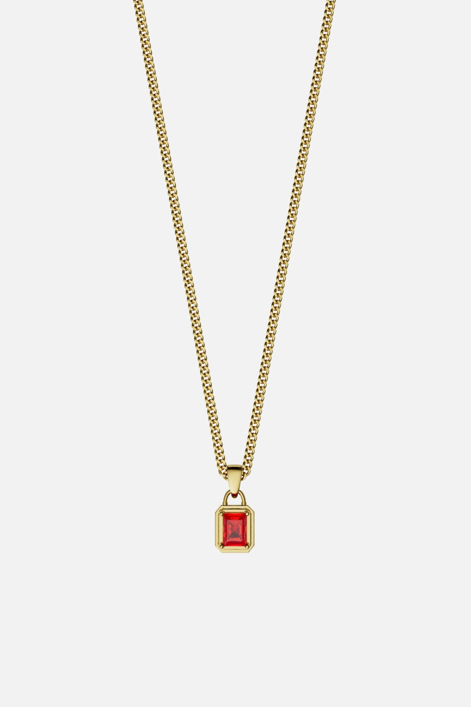 Red Gemstone Chain