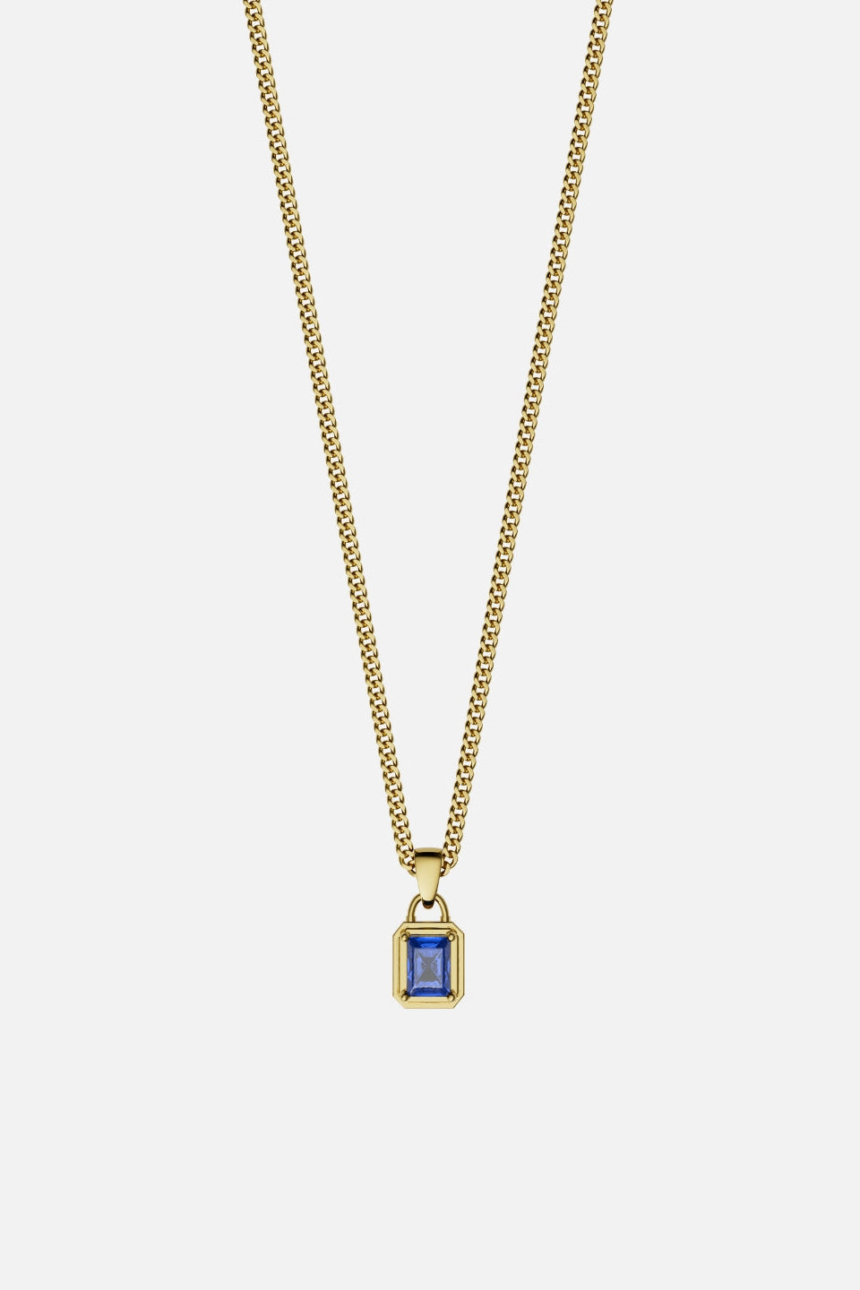 Blue Gemstone Chain