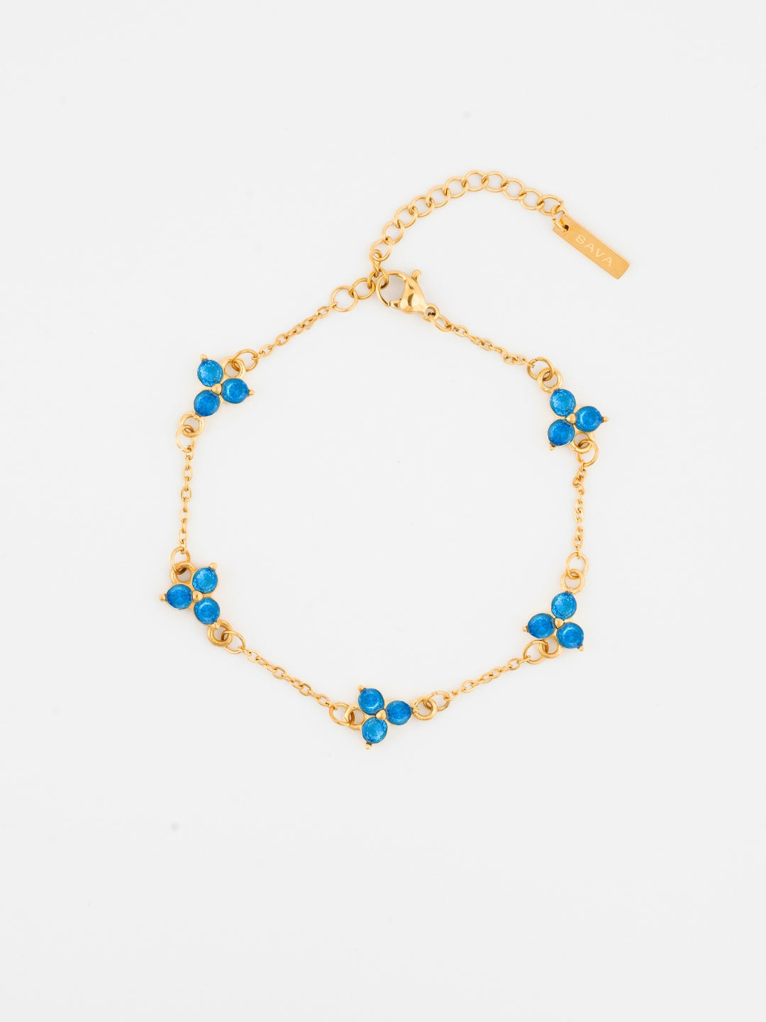 Blue Clover Bracelet