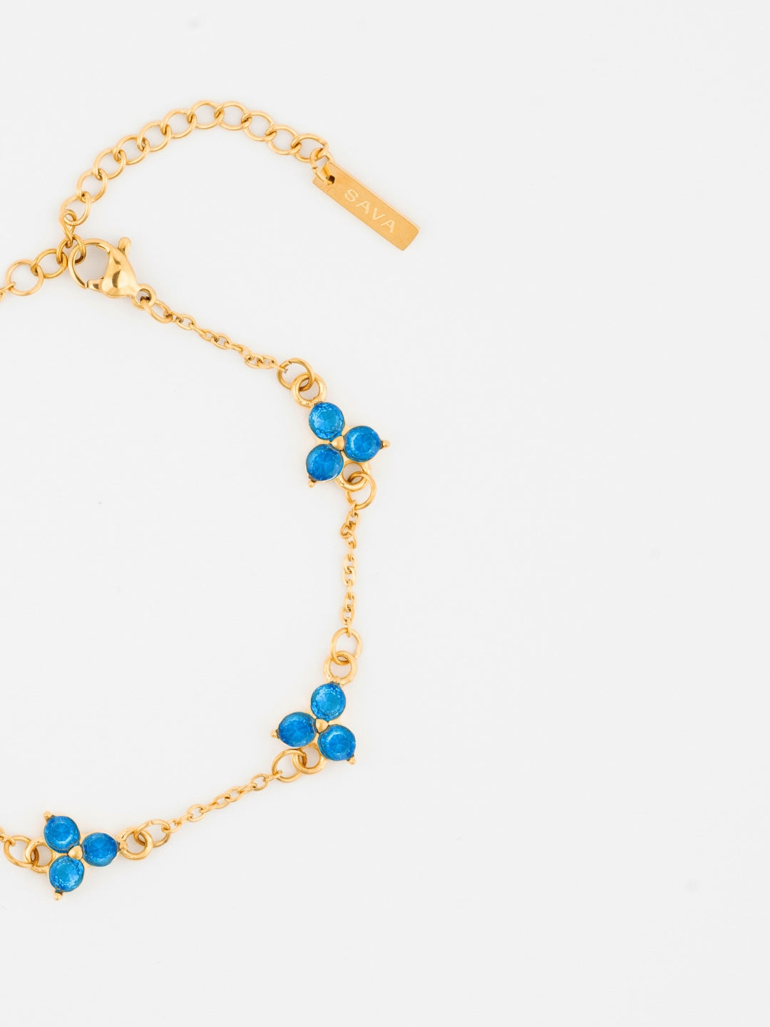 Blue Clover Bracelet