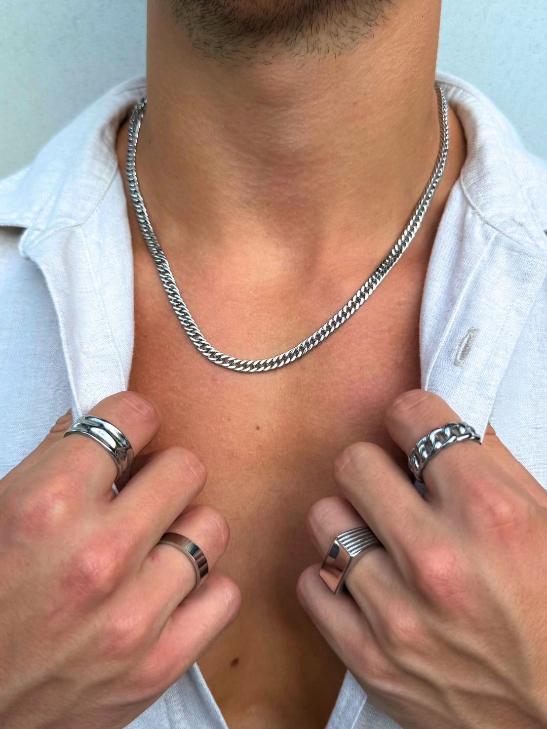 CUBAN CHAIN 5MM | Silver