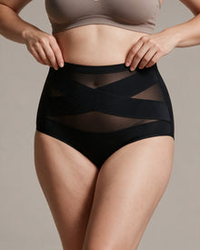 Haven Postpartum-Stützslip | Schwarz