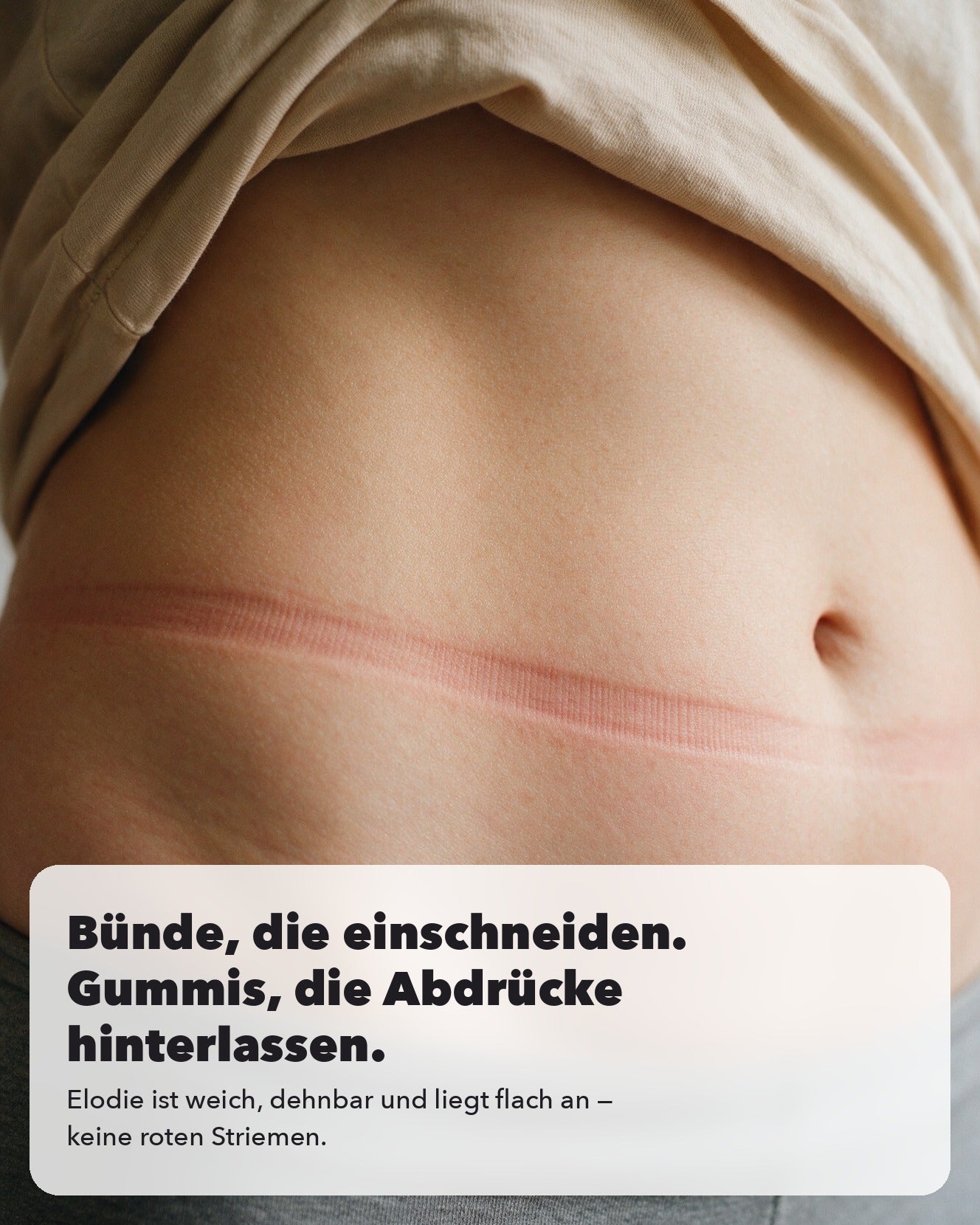 5. Bleibt an Ort und Stelle — kein Einschneiden, kein Einrollen, keine roten Abdrücke