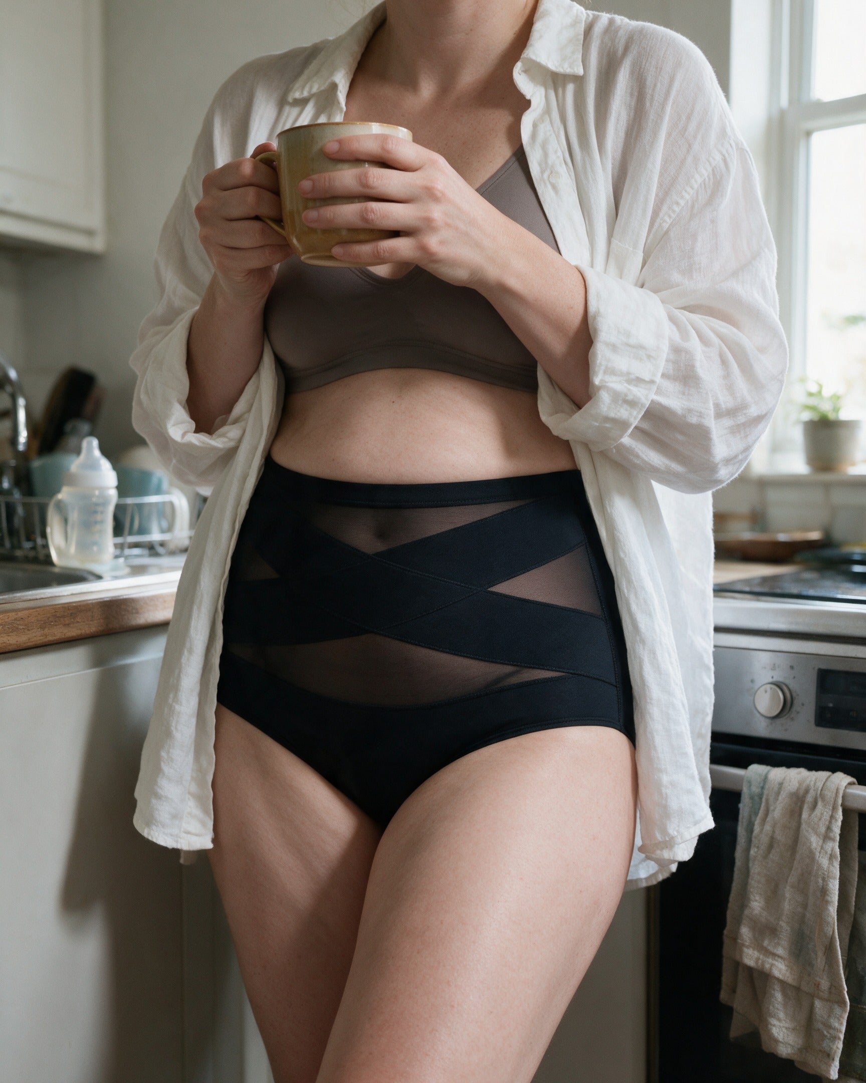 Haven Postpartum Support Brief — hero cozinha black