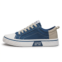 Retroglide Canvas Court Sneaker - Blue