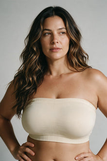Alice Invisible Strapless Push Up Bra - Beige