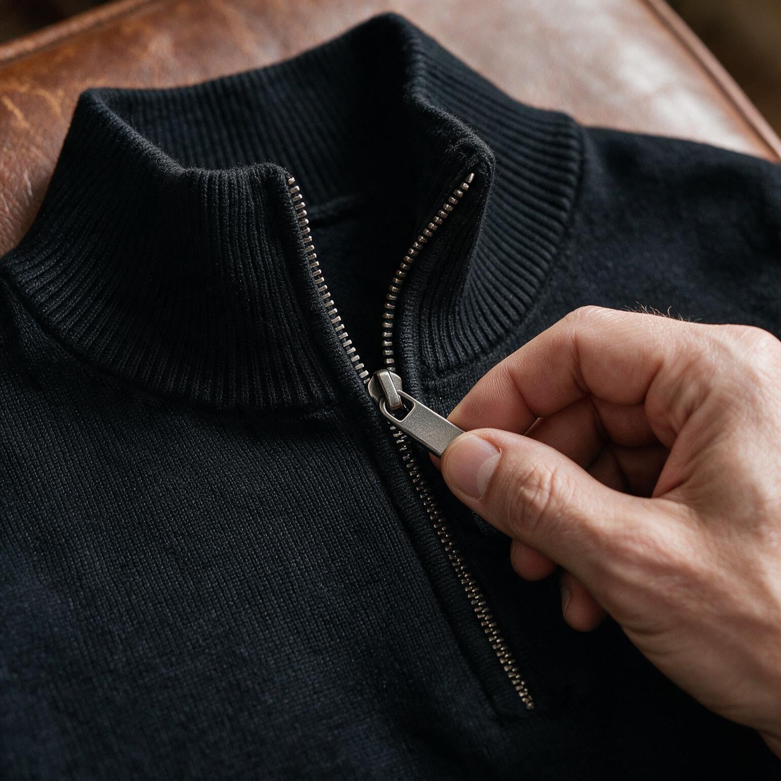 2. Technical fabric blend stays structured for 12+ hours without stretching
