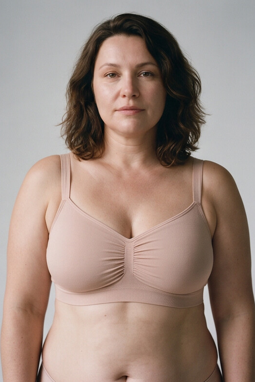 BBazic Kline Seamless Bra - Beige