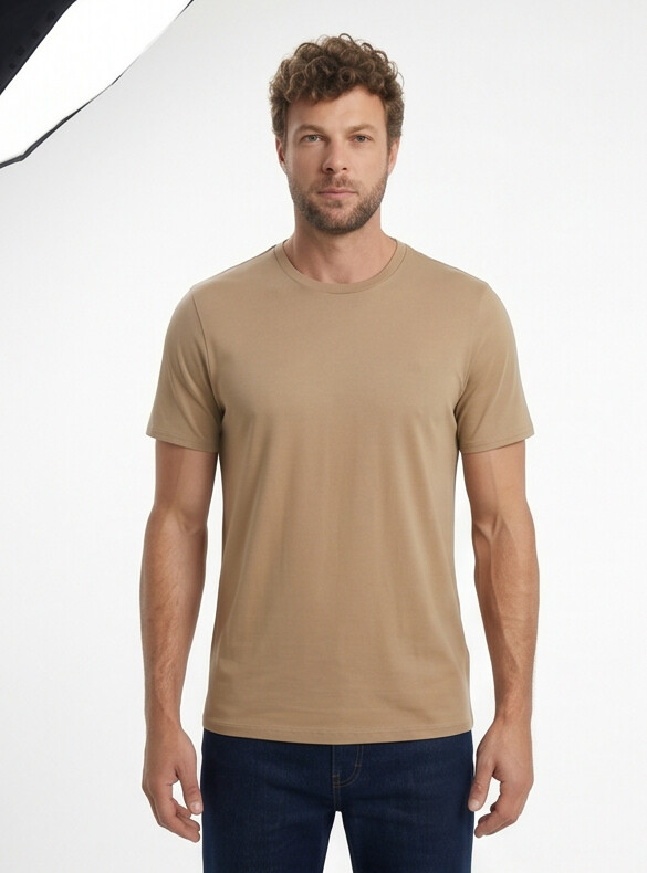 BBazic Tech T-Shirt - Beige