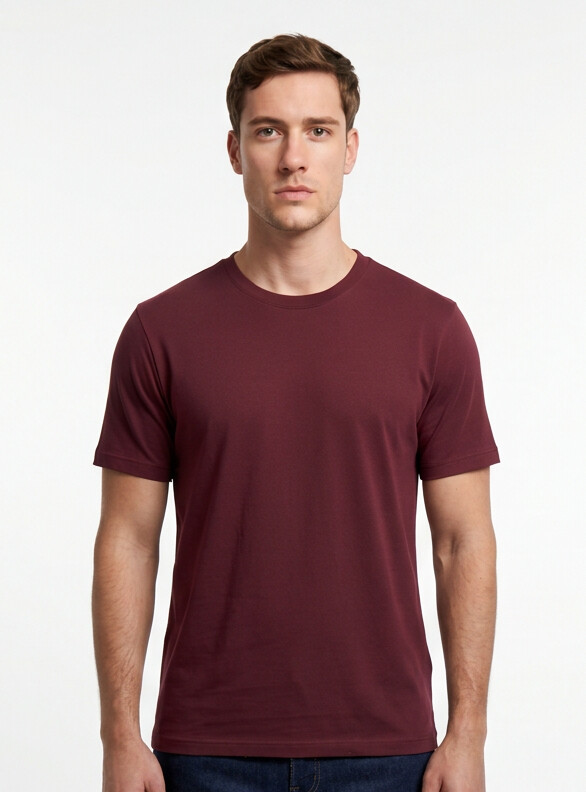 BBazic Tech T-Shirt - Burgundy