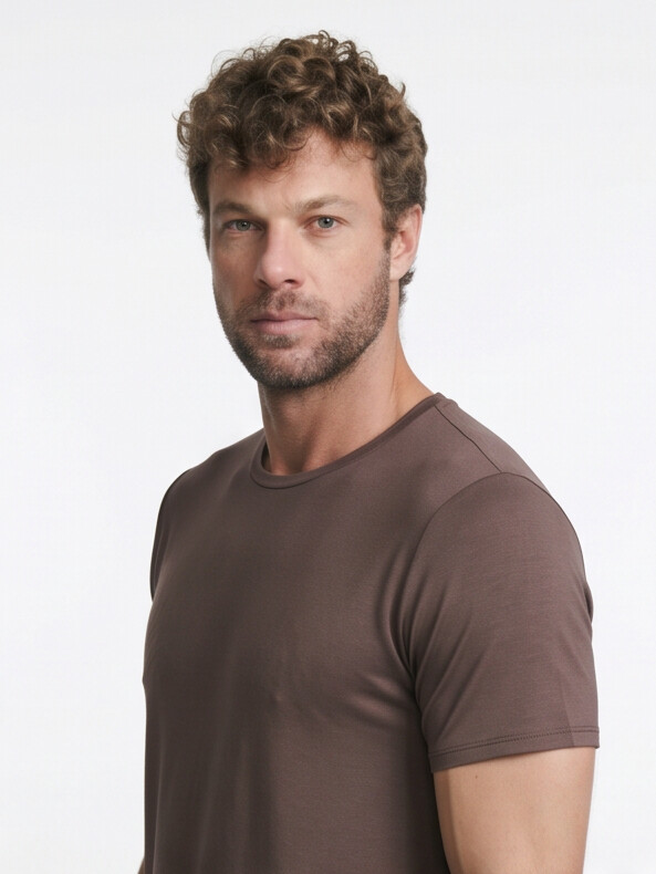 BBazic Tech T-Shirt - Brown