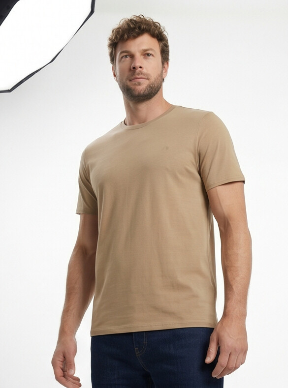 BBazic Tech T-Shirt - Beige