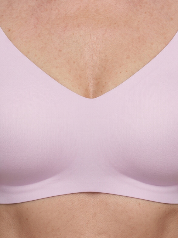 Rove Wide Strap Wireless Bra | Soft Pink