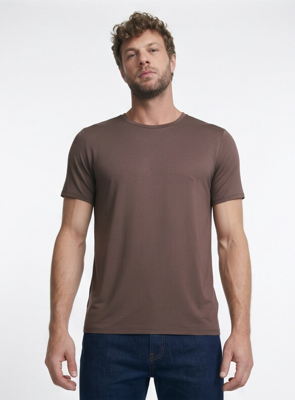 BBazic Tech T-Shirt - Brown