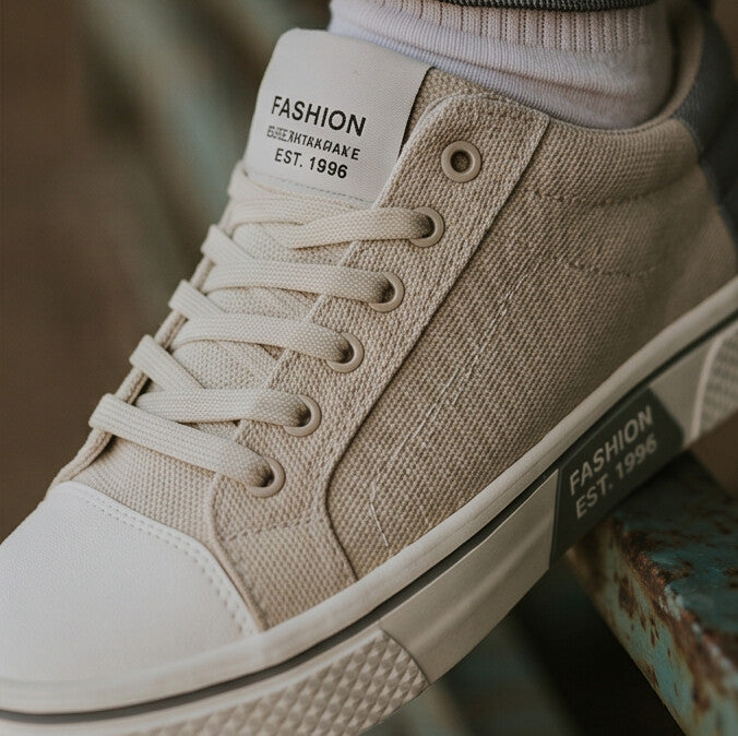 Retroglide Canvas Court Sneaker - White