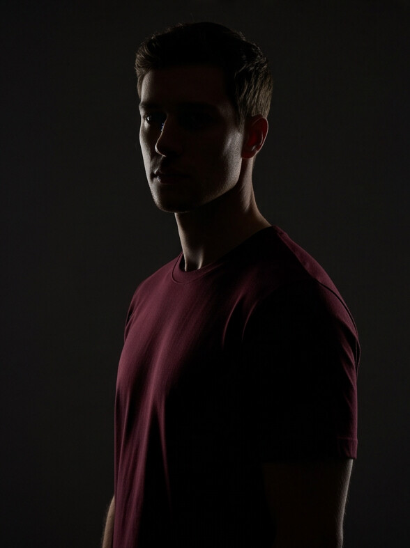 BBazic Tech T-Shirt - Burgundy