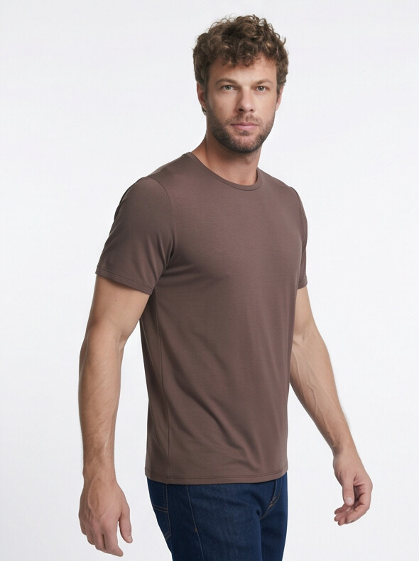 BBazic Tech T-Shirt - Brown