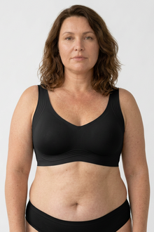 Keld V-Neck Wireless Bra - Black