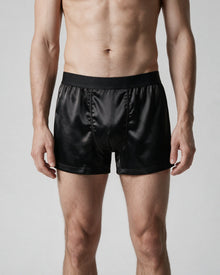Mayfair — Men's Silk-Blend Boxer | Black