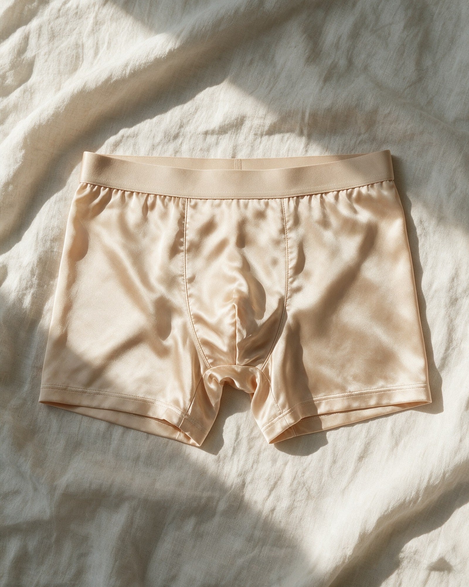 3. A contoured front, shaped by curved seams