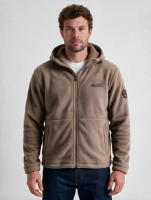 Norway Fleece Hoodie - Beige