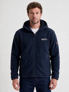 Norway Fleece-Hoodie - Marineblau